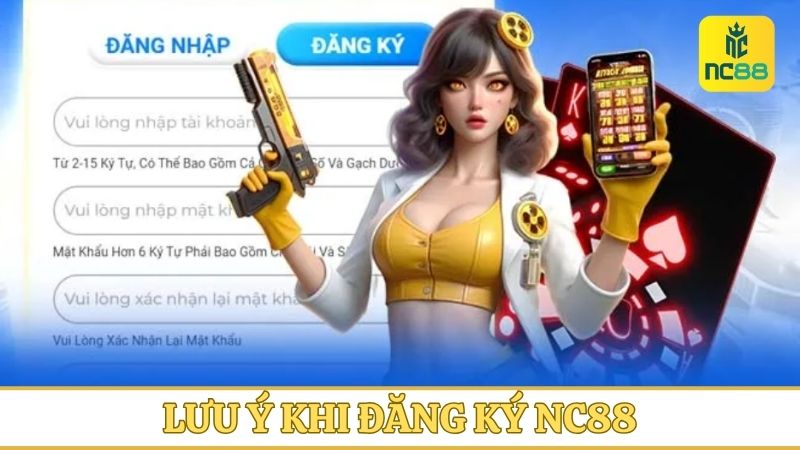Lưu ý quan trọng để đăng ký tài khoản nhà cái NC88 thuận lợi